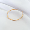 Bracelete Lumyara Dourado Minimalista Orgânico